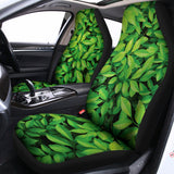 Green Leaf Print Universal Fit Car Seat Covers 102422