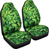 Green Leaf Print Universal Fit Car Seat Covers 102422