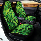 Green Leaf Print Universal Fit Car Seat Covers 102422