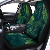 Green Leaves Print Universal Fit Car Seat Covers 102422