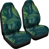 Green Leaves Print Universal Fit Car Seat Covers 102422