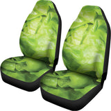 Green Lettuce Leaves Print Universal Fit Car Seat Covers 102422