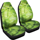 Green Lettuce Leaves Print Universal Fit Car Seat Covers 102422