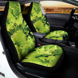 Green Lettuce Salad Print Universal Fit Car Seat Covers 102422