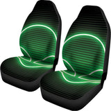 Green Light Alien Print Universal Fit Car Seat Covers 102422