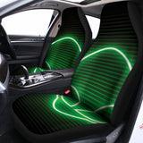 Green Light Alien Print Universal Fit Car Seat Covers 102422