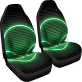 Green Light Alien Print Universal Fit Car Seat Covers 102422