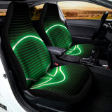 Green Light Alien Print Universal Fit Car Seat Covers 102422