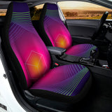 Green Light EDM Geometric Print Universal Fit Car Seat Covers 102422