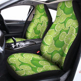 Green Lime Pattern Print Universal Fit Car Seat Covers 102422