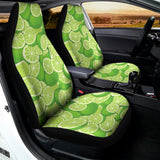 Green Lime Pattern Print Universal Fit Car Seat Covers 102422