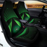 Green Masonic Eye Print Universal Fit Car Seat Covers 102422