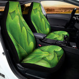 Green Oak Leaf Print Universal Fit Car Seat Covers 102422