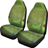 Green Pit Viper Print Universal Fit Car Seat Covers 102422
