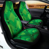 Green Playing Card Suits Pattern Print Universal Fit Car Seat Covers 102422