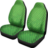 Green Python Snakeskin Print Universal Fit Car Seat Covers 102422