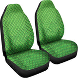 Green Python Snakeskin Print Universal Fit Car Seat Covers 102422