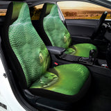Green Reticulated Python Snake Print Universal Fit Car Seat Covers 102422