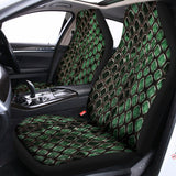 Green Snakeskin Print Universal Fit Car Seat Covers 102422
