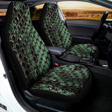 Green Snakeskin Print Universal Fit Car Seat Covers 102422