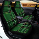 Green Stewart Tartan Pattern Print Universal Fit Car Seat Covers 102422