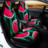 Green Striped Watermelon Pattern Print Universal Fit Car Seat Covers 102422
