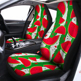 Green Stripes Watermelon Pattern Print Universal Fit Car Seat Covers 102422