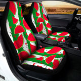 Green Stripes Watermelon Pattern Print Universal Fit Car Seat Covers 102422