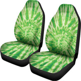 Green Tie Dye Print Universal Fit Car Seat Covers 102422