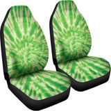 Green Tie Dye Print Universal Fit Car Seat Covers 102422
