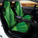 Green Tropical Banana Palm Leaf Print Universal Fit Car Seat Covers 102422
