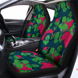 Green Walking Zombie Print Universal Fit Car Seat Covers 102422