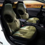 Grey Alien 3D Print Universal Fit Car Seat Covers 102422