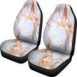 Grey Bronze Marble Print Universal Fit Car Seat Covers 102422