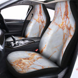 Grey Bronze Marble Print Universal Fit Car Seat Covers 102422