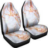 Grey Bronze Marble Print Universal Fit Car Seat Covers 102422