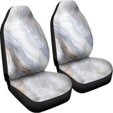 Grey Marble Print Universal Fit Car Seat Covers 102422