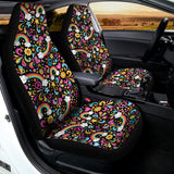 Groovy Hippie Peace Pattern Print Universal Fit Car Seat Covers 102422