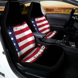 Grunge American Flag Print Universal Fit Car Seat Covers 102422
