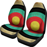 Grunge Bullseye Target Print Universal Fit Car Seat Covers 102422