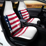 Grunge Flag Of USA Print Universal Fit Car Seat Covers 102422