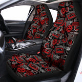 Grunge Graffiti Pattern Print Universal Fit Car Seat Covers 102422