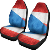 Grunge Puerto Rican Flag Print Universal Fit Car Seat Covers 102422