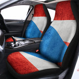 Grunge Puerto Rican Flag Print Universal Fit Car Seat Covers 102422