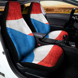 Grunge Puerto Rican Flag Print Universal Fit Car Seat Covers 102422