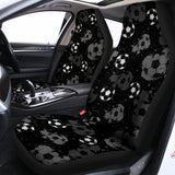 Grunge Soccer Ball Pattern Print Universal Fit Car Seat Covers 102422