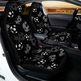 Grunge Soccer Ball Pattern Print Universal Fit Car Seat Covers 102422
