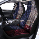 Grunge Texas Flag Print Universal Fit Car Seat Covers 102422