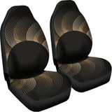 Halftone Dot Sun Print Universal Fit Car Seat Covers 102422