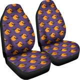 Halloween Bat And Moon Pattern Print Universal Fit Car Seat Covers 102422